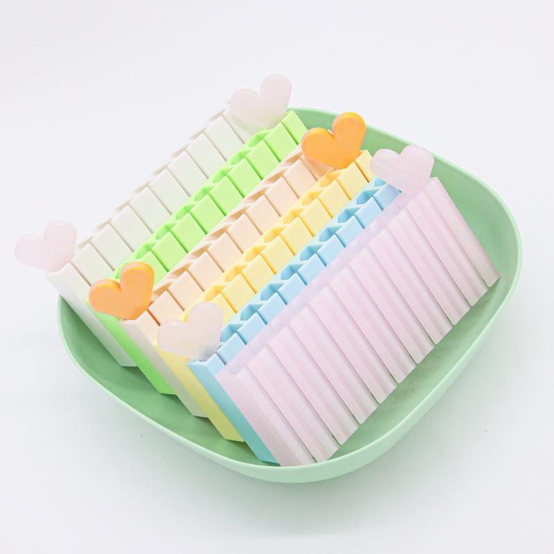 Nail Foil Transfer - 10-Grid Macaron Nail Foil Storage Box