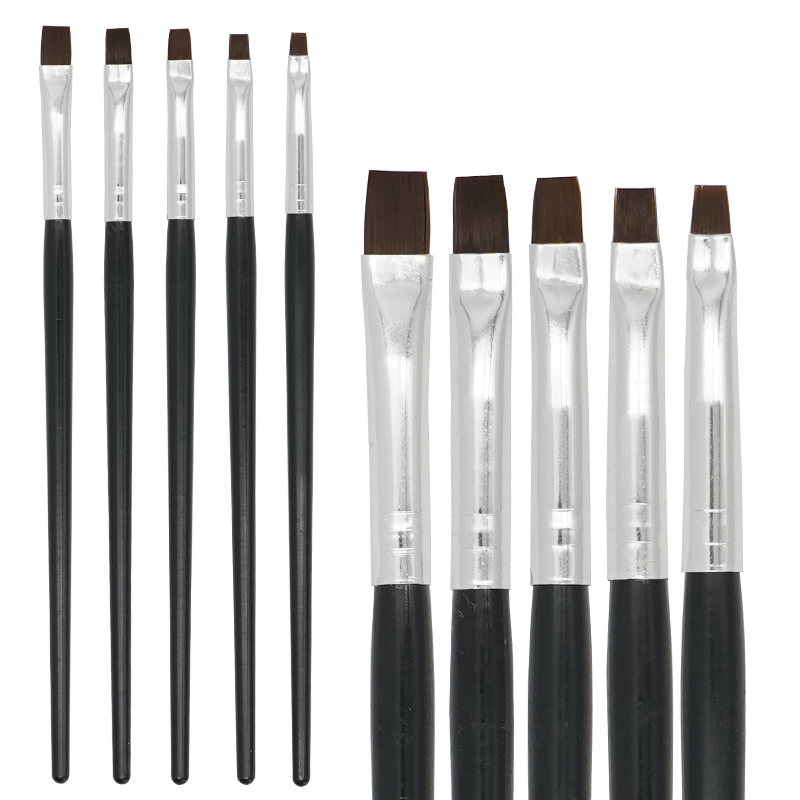 Nail Art Kaki - 5pcs Dental Resin Brush Pen Porcelain