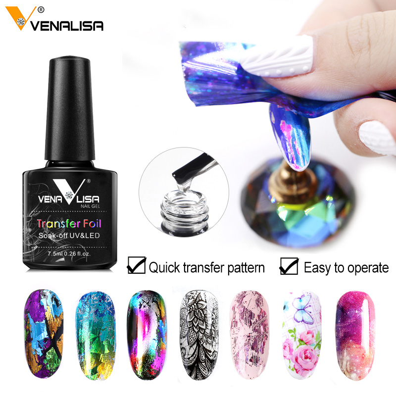 Nail Foil Transfer - Venalisa 7.5ml Transfer Foil Gel Nail