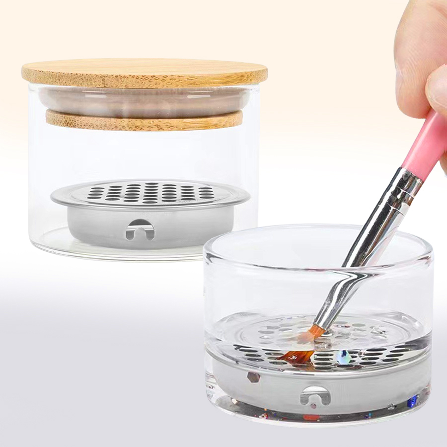 Nail Art Kaki - Nail Art Brushes Washing Cup Nail