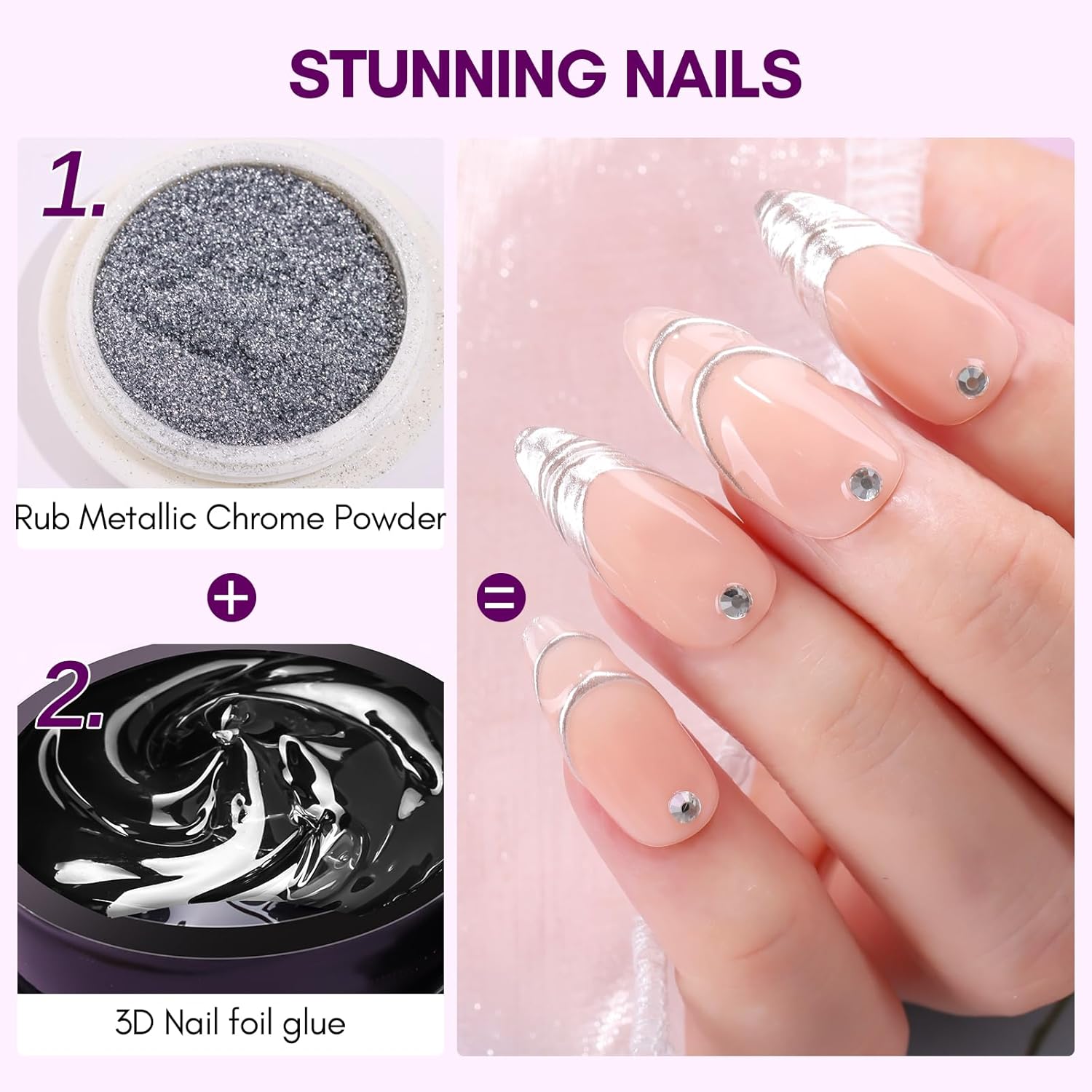 Makartt 3D Nail Gel 8ml Nail F - Nail Foil Transfer recension och pris