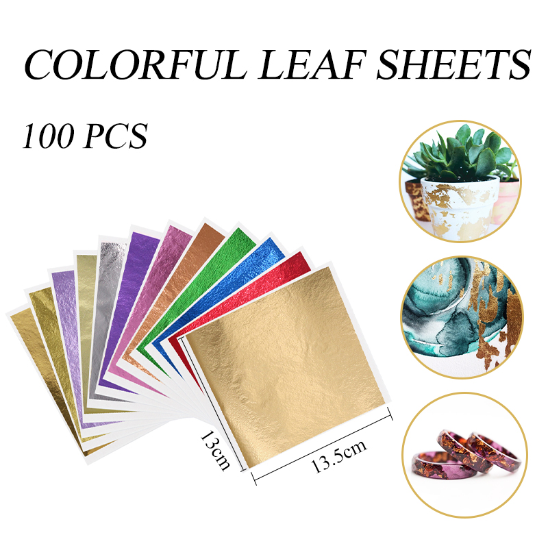 13x13.5cm Black Foil Paper Gol - Nail Foil Transfer recension och pris