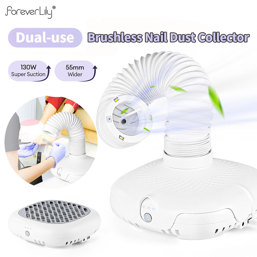 130W Double Use Nail Dust Coll - Nail Art Kaki recension och pris