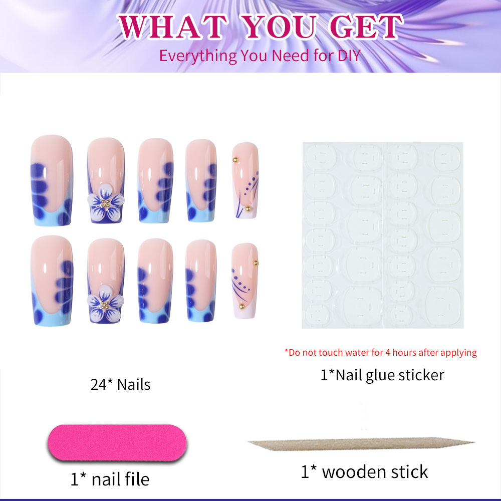 Elevate Your Style with, 24pcs - Nail Art Red recension och pris