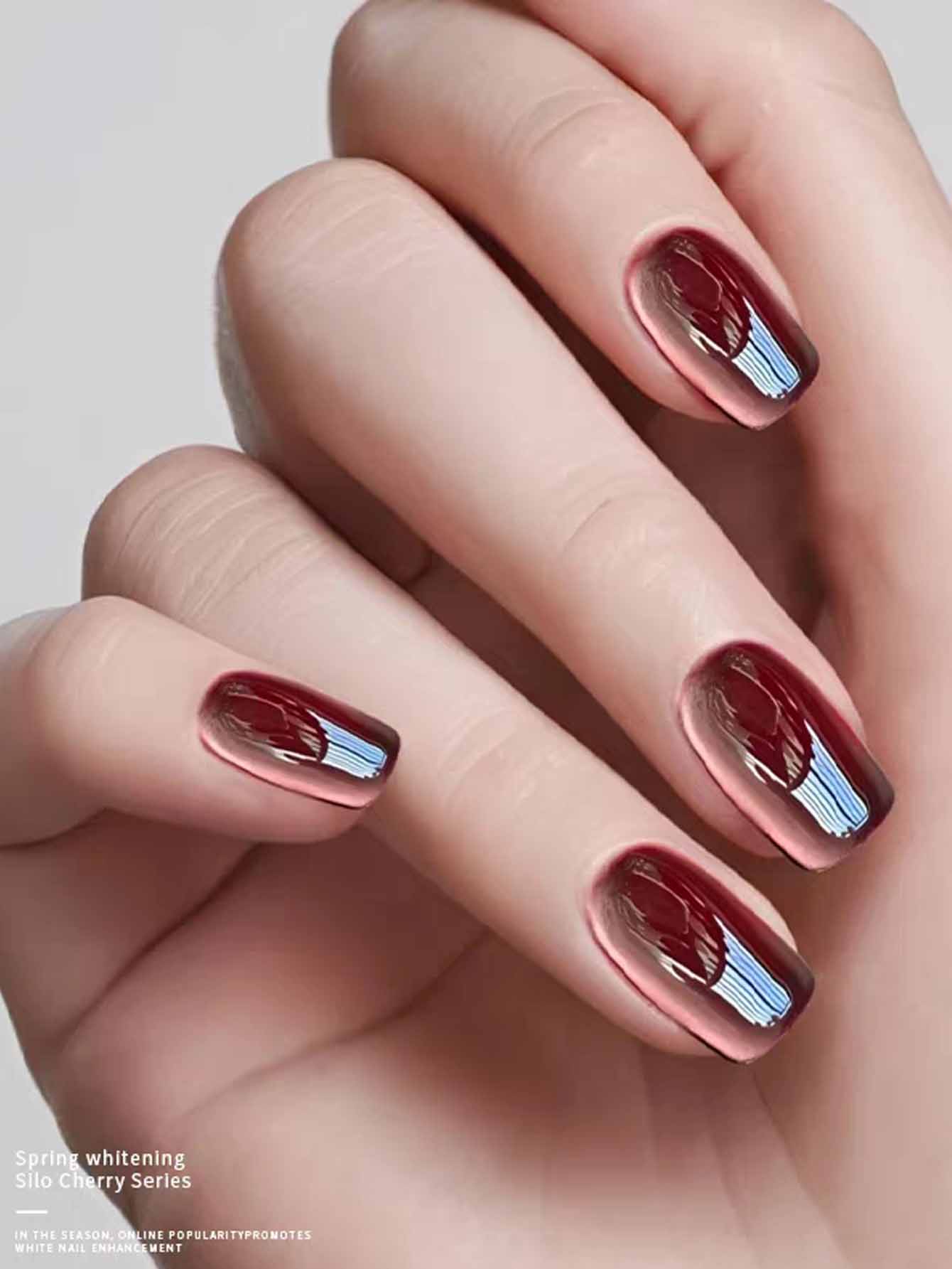 1PC 12ML Drunken Tango Cat Eye - Nail Art Burgundy recension och pris