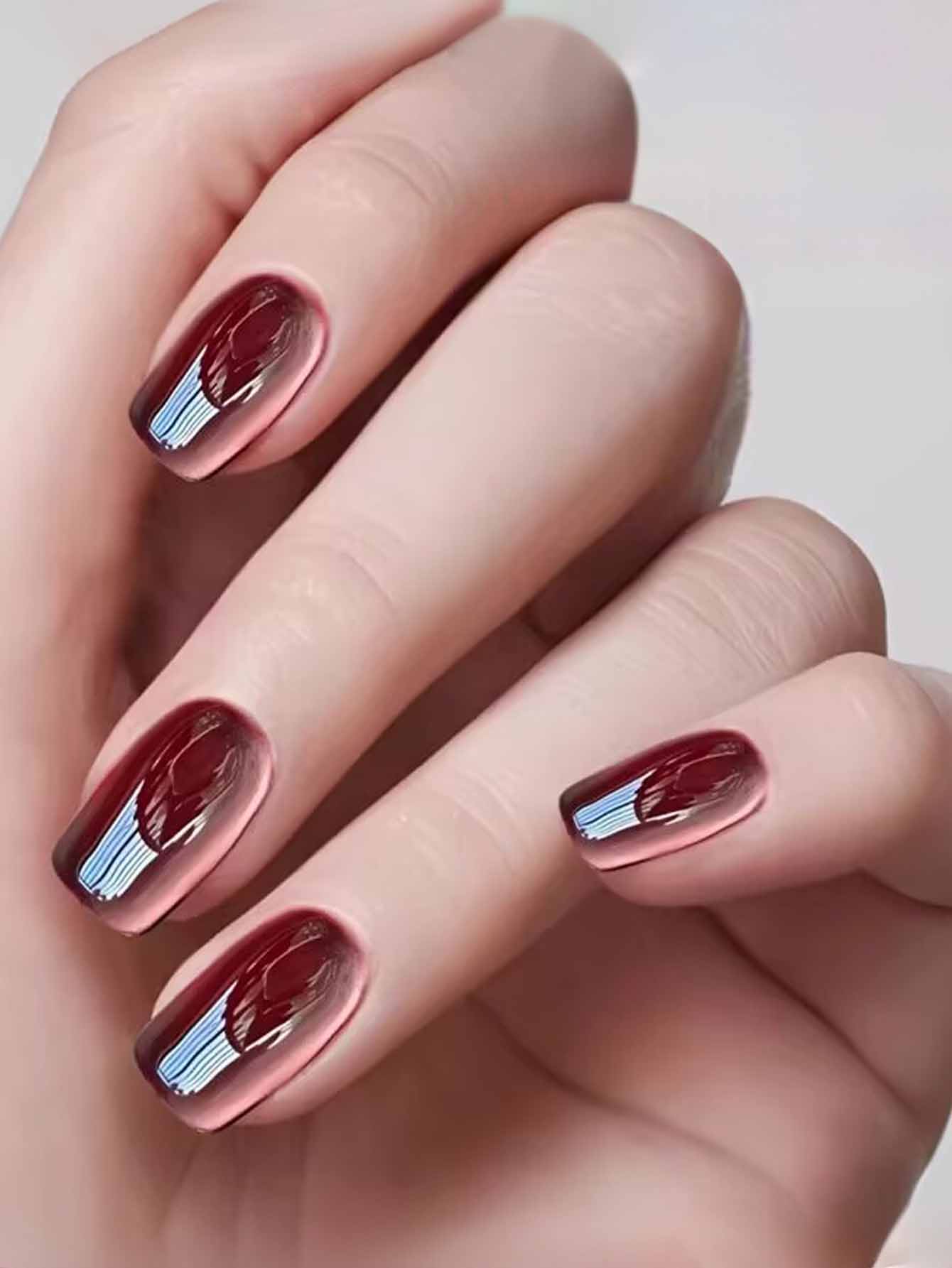 1PC 12ML Drunken Tango Cat Eye - Nail Art Burgundy recension och pris