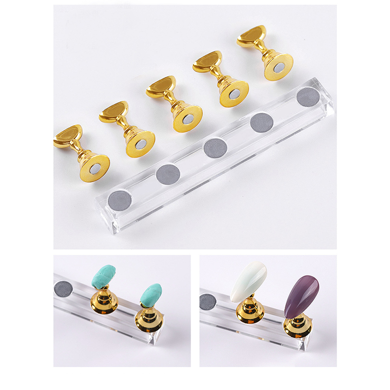 5/30pcs/Set Magnetic Nail Hold - Nail Art Kaki recension och pris