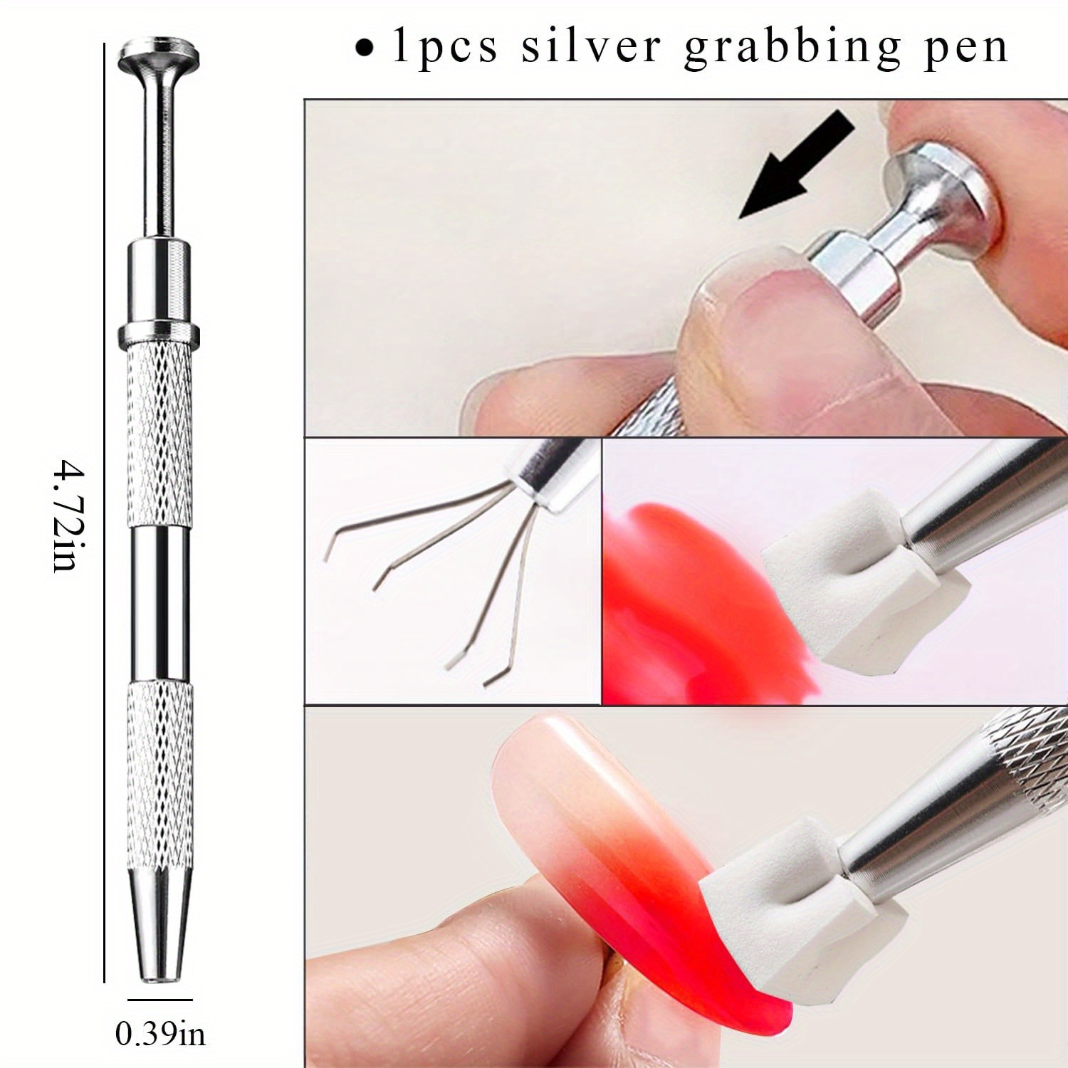 1/50/100Pcs Square Nail Art Sp - Nail Art Kaki recension och pris