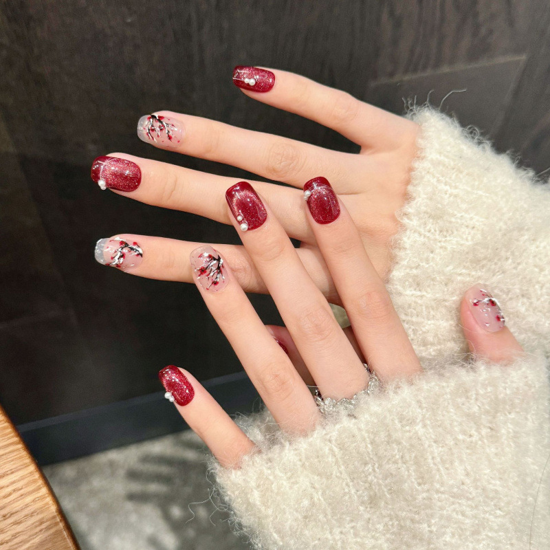 Wholesale Nail Art Crystal Cat - Nail Art Red recension och pris