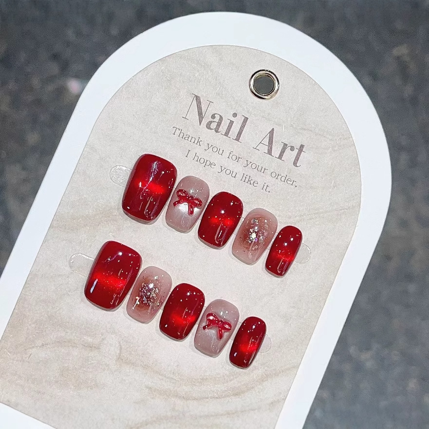 Wholesale Nail Art Crystal Cat - Nail Art Red recension och pris