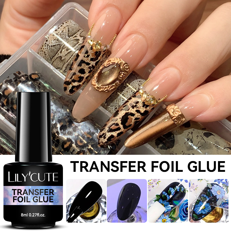 LILYCUTE 8ML Transfer Foil Glu - Nail Foil Transfer recension och pris
