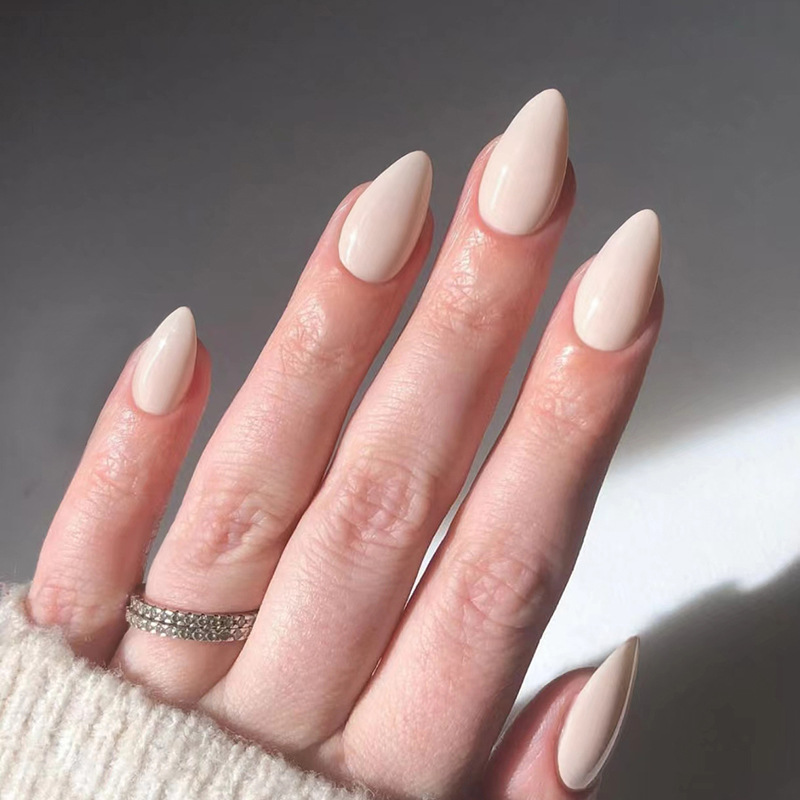24pcs Solid Color False Nails  - Nail Art Red recension och pris
