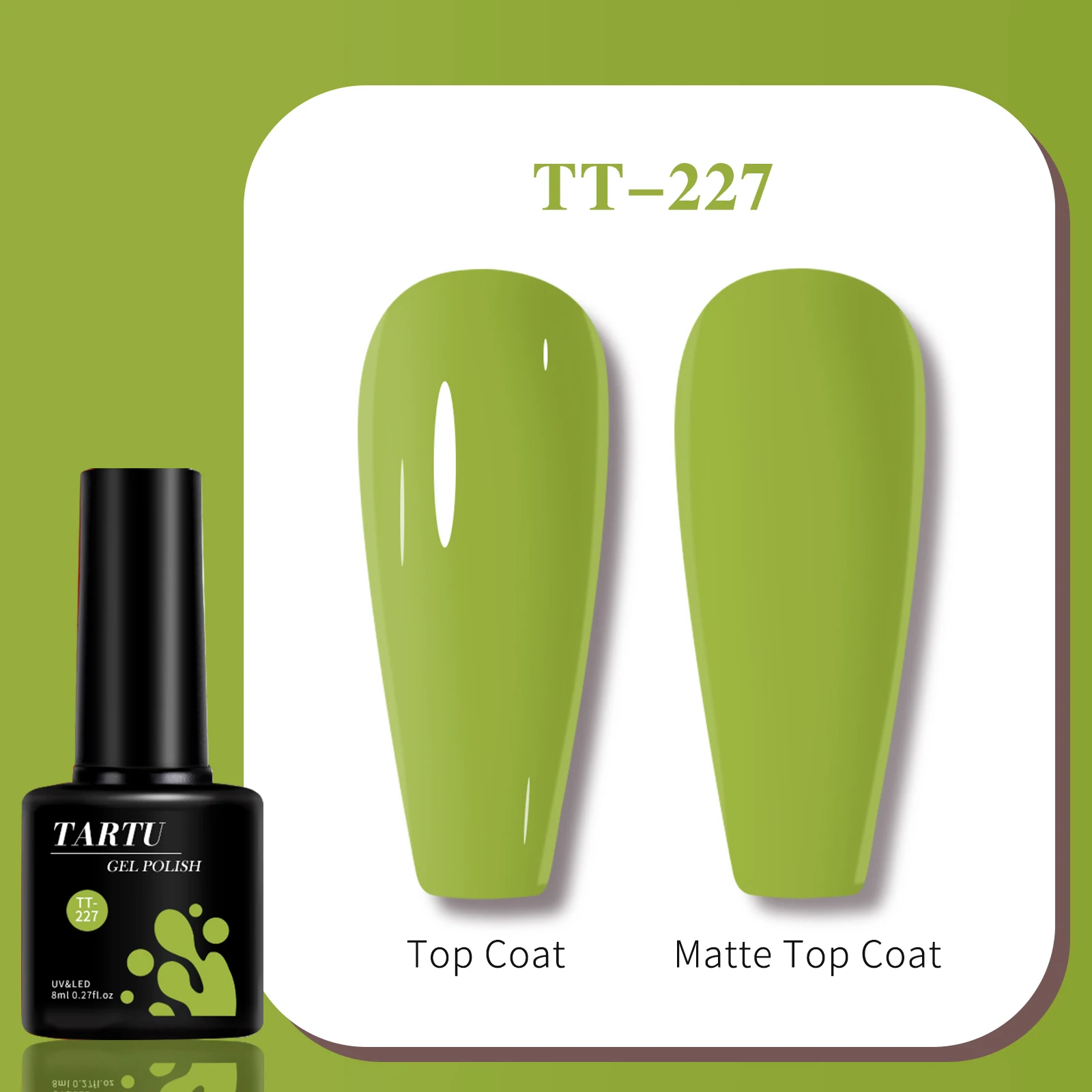 TARTU 8ml Gel Nail Polish 63 C - Nail Art Burgundy recension och pris