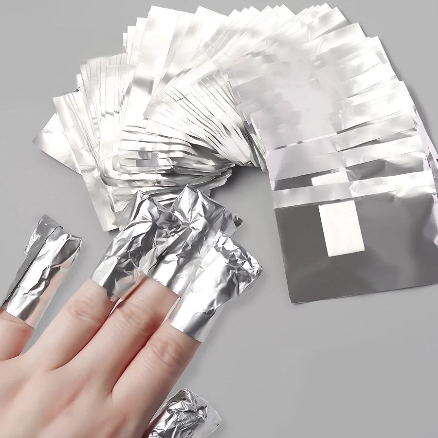 100Pcs Bag Aluminium Foil Nail - Nail Foil Transfer recension och pris