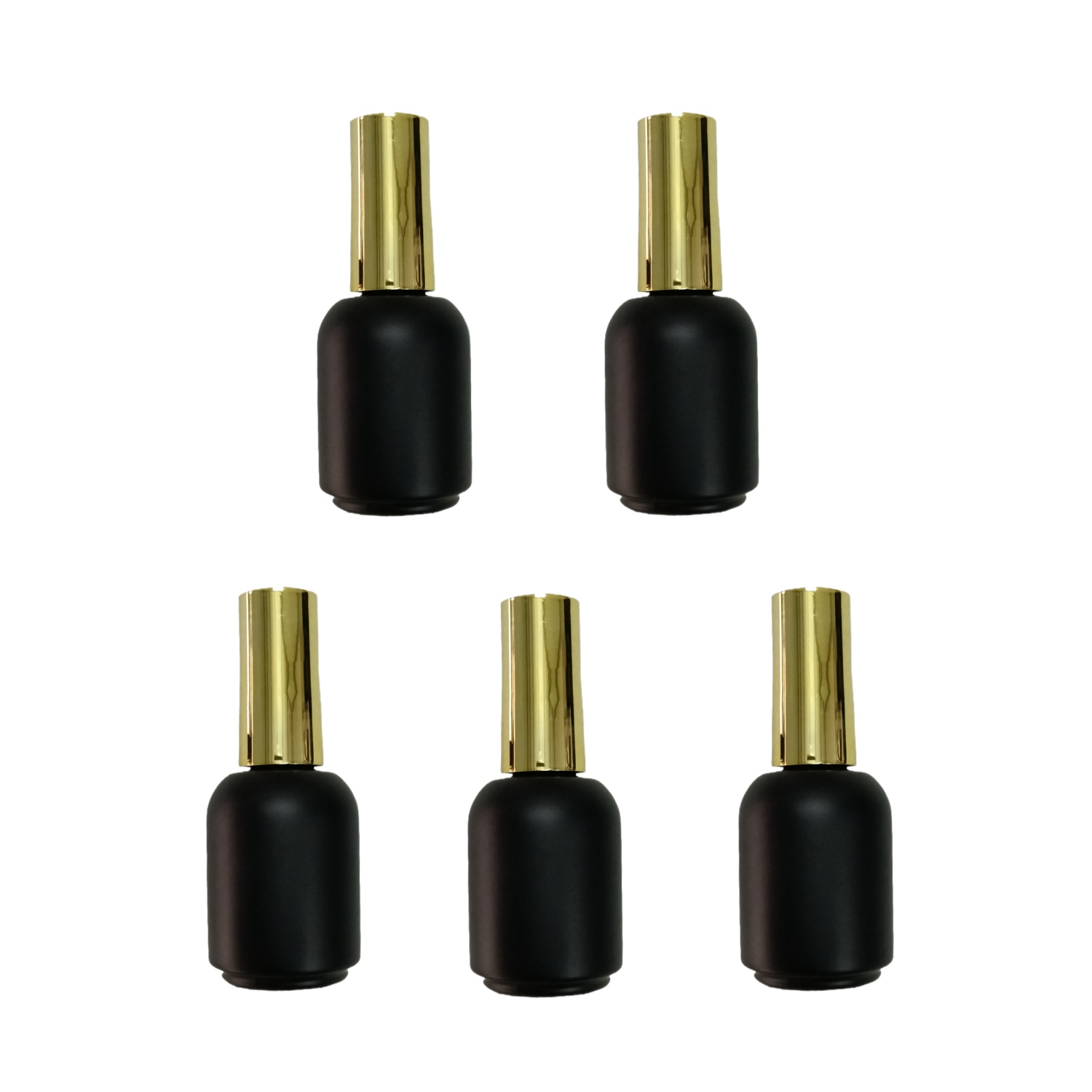 20ML 5 Pieces Empty Black Glas - Nail Art Kaki recension och pris