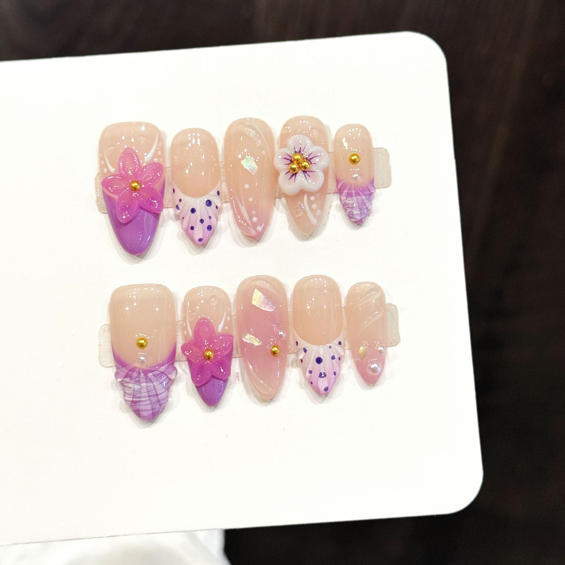 10Pcs Summer Lovely  Red Straw - Nail Art Red recension och pris