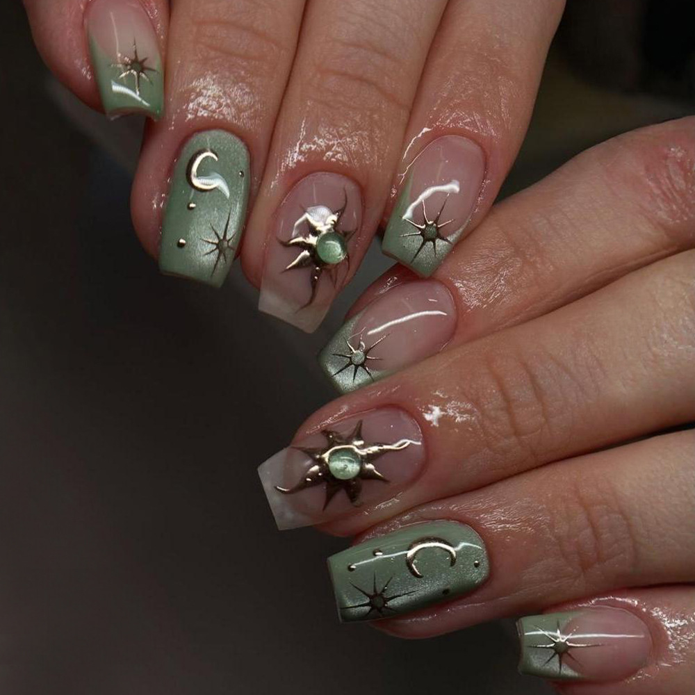 24pcs Finished Fake Nails Fren - Nail Art Red recension och pris