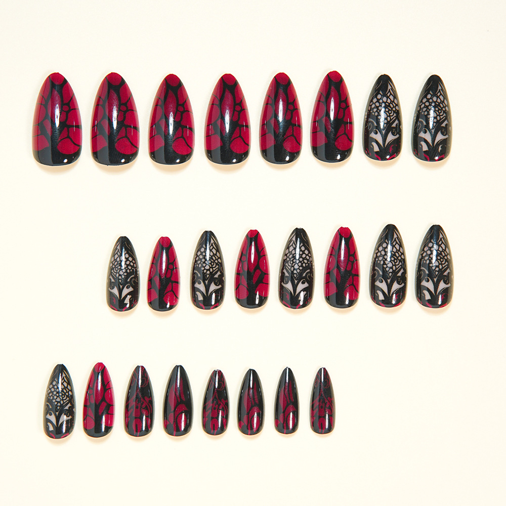 Medium fake nails for women da - Nail Art Red recension och pris