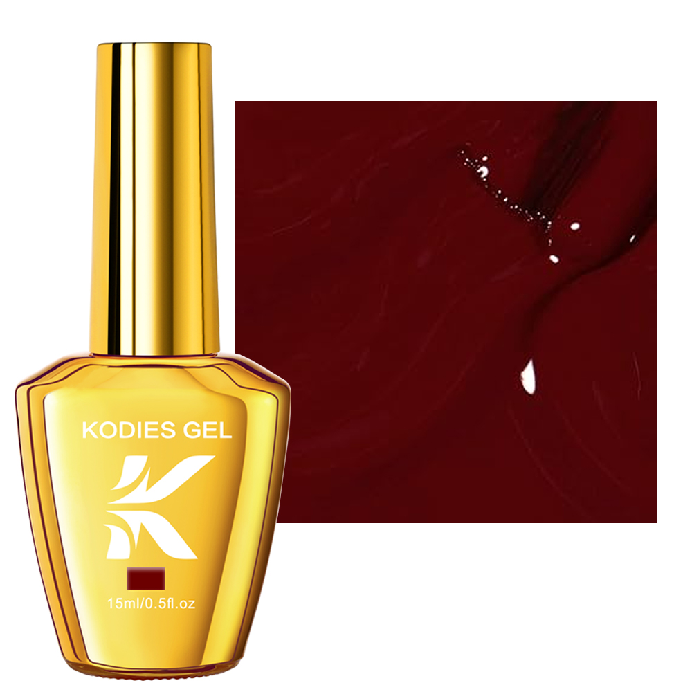 KODIES GEL Burgundy Red Gel Na - Nail Art Burgundy recension och pris