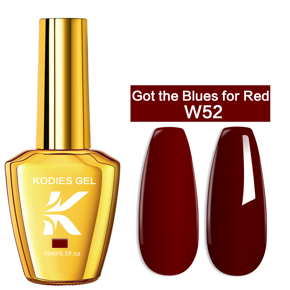 KODIES GEL Burgundy Red Gel Na - Nail Art Burgundy recension och pris