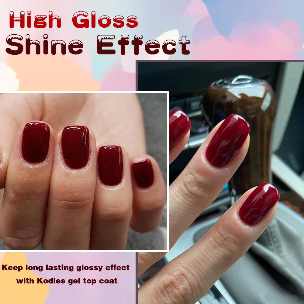 KODIES GEL Burgundy Red Gel Na - Nail Art Burgundy recension och pris