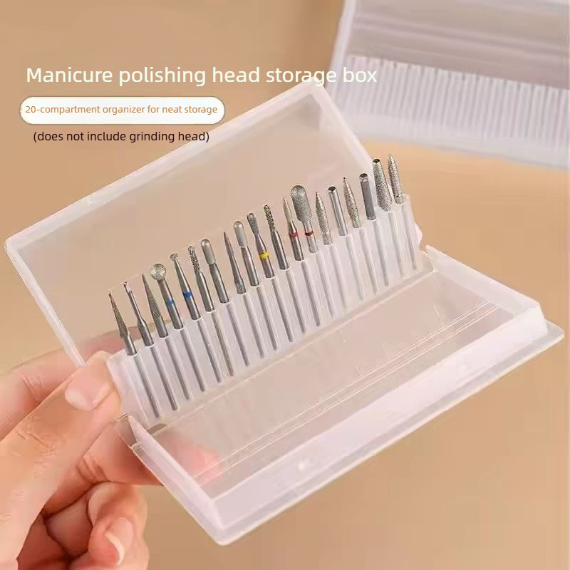 1/2/3PCS 20 Slots Clear Nail D - Nail Art Kaki recension och pris