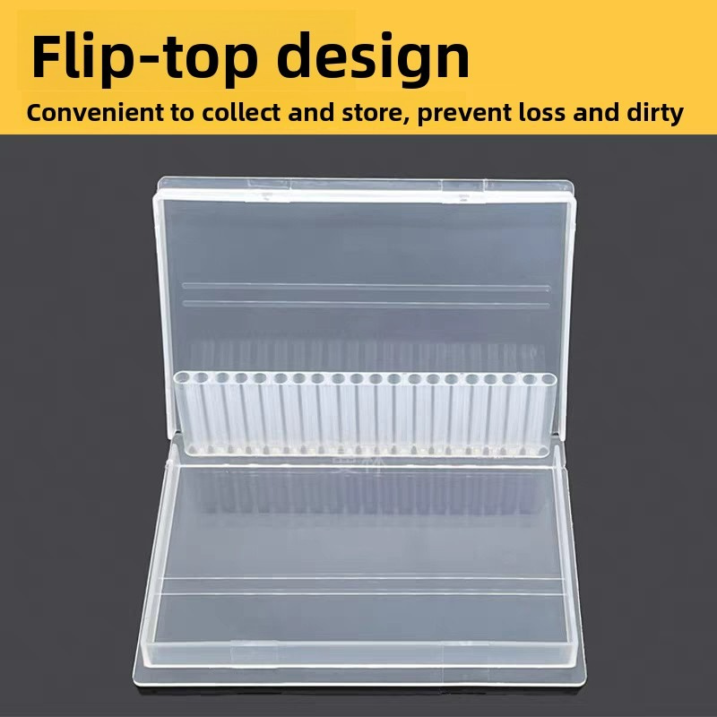 1/2/3PCS 20 Slots Clear Nail D - Nail Art Kaki recension och pris