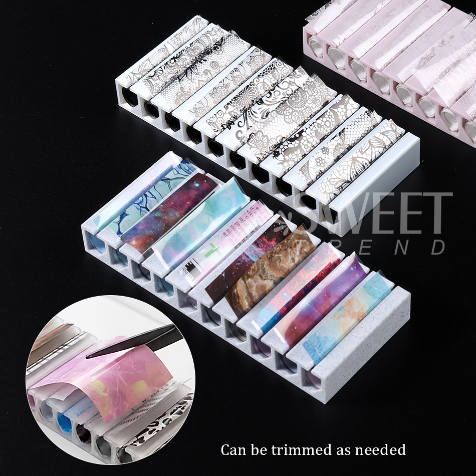 Nail Transfer Foils Storage Bo - Nail Foil Transfer recension och pris