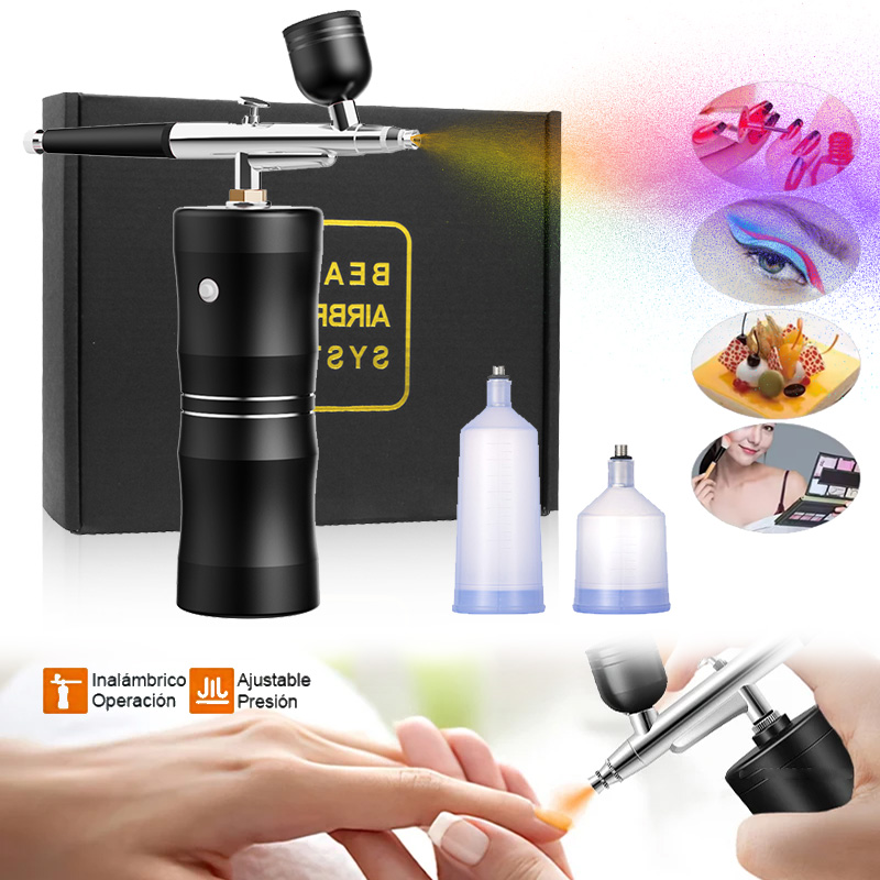 Oxygen Spray Mini Air Compress - Nail Art Kaki recension och pris