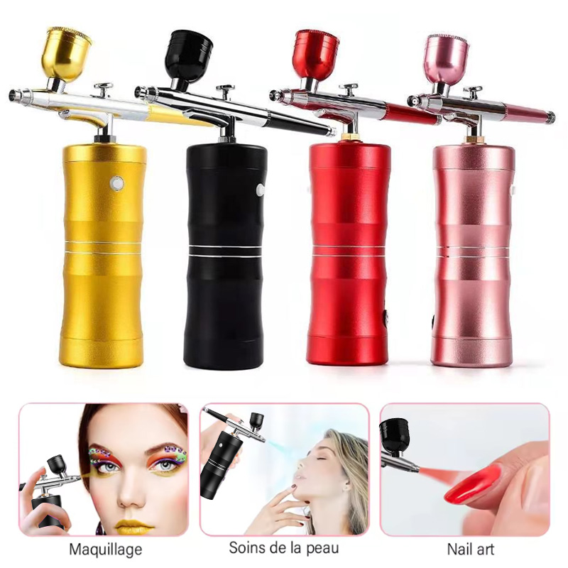 Oxygen Spray Mini Air Compress - Nail Art Kaki recension och pris